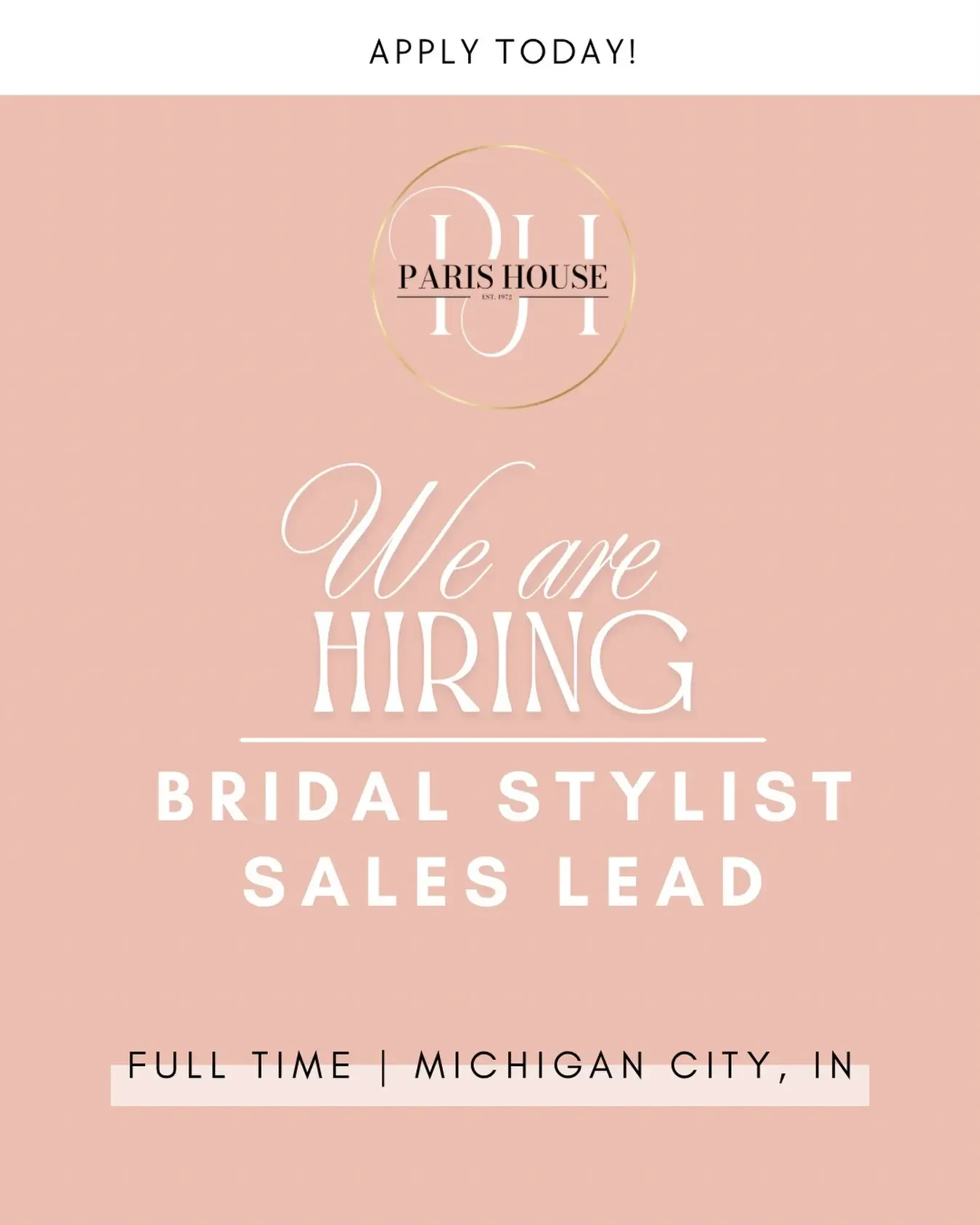 Paris House of Bridal Instagram Image