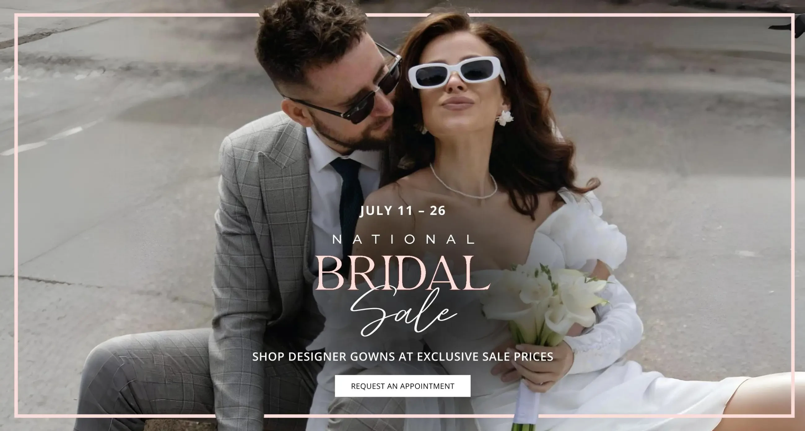 National Bridal Sale Desktop Banner