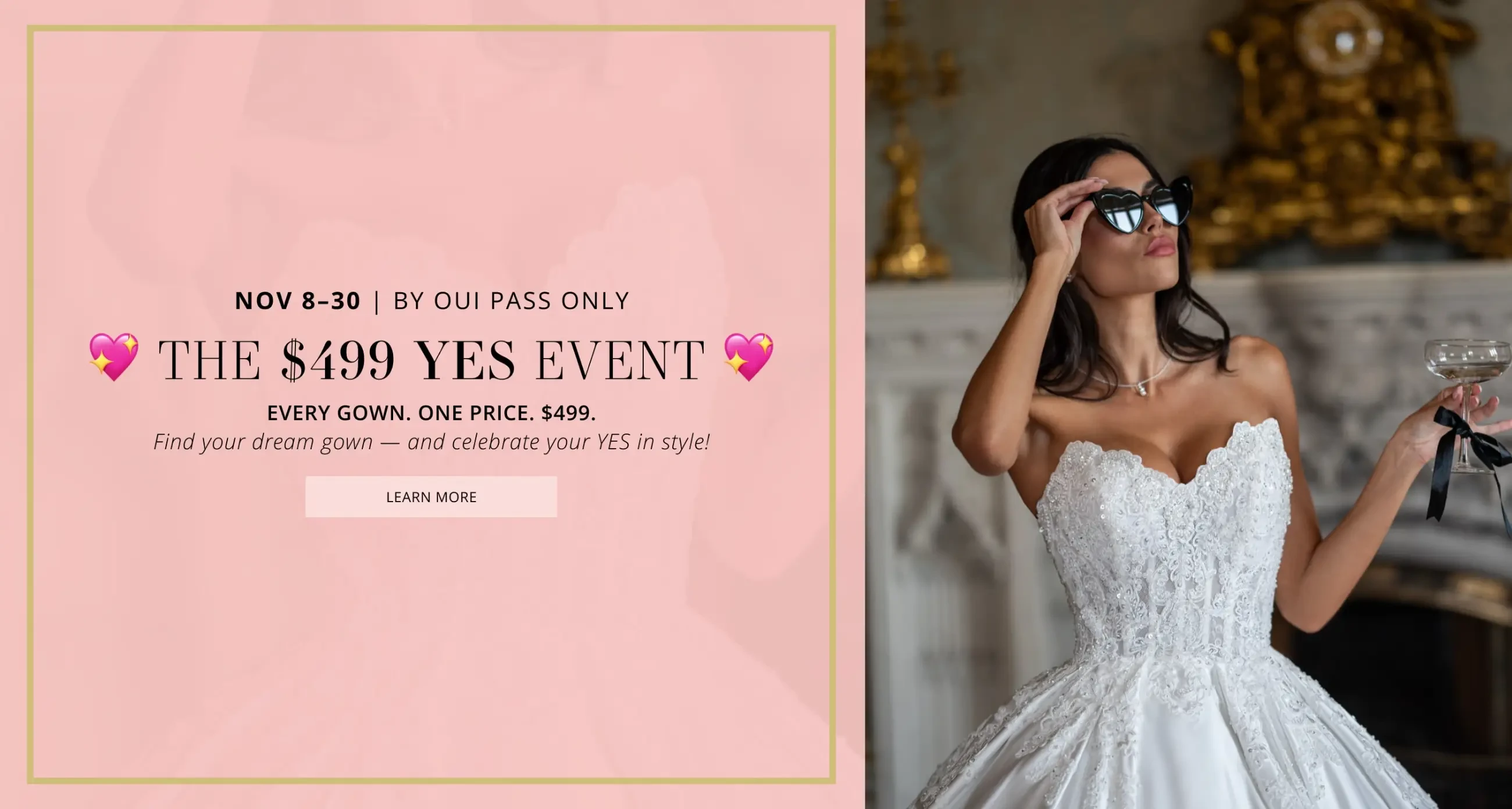 The $499 Event Desktop Banner